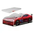 Lv Moveis Infantil Carro Mini Cama Convencional Carro Aranha Com Colchão Cor Vermelho