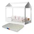 Lv Móveis Montessoriana Crystal Cama Infantil Com Colchão 133x152cm Branco