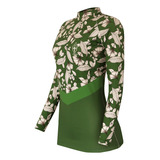 Lycra Ecolord Lost Forest Upf50 Surf Praia Pet Fem