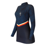 Lycra Ecolord Sunshine Blue Upf50 Surf Praia Pet Fem