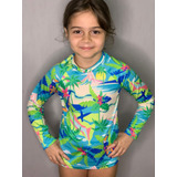 Lycra Infantil Manga Longa