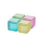 LYOR - Conjunto 12 Cubos De Gelo Reutilizável De Plástico Colorido 2-5cm