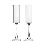 LYOR Conjunto 2 Taças Para Champanhe De Vidro Borossilicato Fiesta 170ml