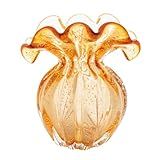 Lyor Vaso De Vidro Italy âmbar 11cm X 9cm X 11,5cm - Decoração - Mesa Posta - Vasos E Vasilhas - Organização - Utilidades Domésticas