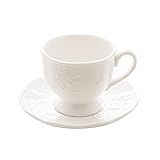 Lyor - Xícara De Café De Porcelana New Bone Butterfly Flower 100ml
