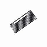 Lyqfff Para Audi A4 B9 2016 2021 Apoio De Braço Para Console De Fibra De Carbono Com Acabamento De Moldura De Saída De Ar Traseira Acessórios Interiores Para Painel De Cinzeiro