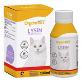 Lysin Cat Emulgel 100ml Organnact Vitamina Gatos