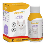Lysin Cat Emulgel 100ml Organnact Vitamina