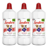 Lysoform Pets Super Kit 3 Litros Elimina Odores Dos Pets