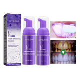 M 2 Peças De Creme Dental Branqueador Repara Os Dentes E