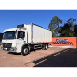 M benz Atego 1719 4x2 2014 Revisado Toco Com Baú Frigorífico