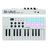 M vave Teclado Controlador Midi De 25 Teclas Piano Mini Usb