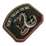 M0149v03 Don t Tread On Me Patch Bordado Com Fecho Contato