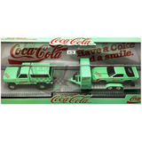 M2 Coca Cola Chevrolet Cheyenne 4x4 1973 Camaro 1985 Esc1/64