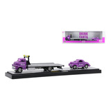 M2 Machines 1:64 Dodge Coe Truck & Willys Coupe Gasser Fanta