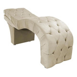 Maca Estética Estofada Reclinável Ergonômica Suede Maraísa