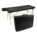 Maca Legno Antares Quiro 70cm Portátil Quiropraxia Reforçada Cor Preto