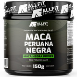 Maca Peruana Negra Preta Premium Em Pó 100 Pura 150g Raw Peruvian Maca Sem Sabor Allfit Nutrition