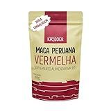 Maca Peruana Vermelha Em Pó Premium - 150G Pura Energia Natural - Gelatinizada - Para Homens E Mulheres - Importada - Sem Aditivos - Krydder Superalimentos