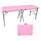 Maca Portátil Dobrável Respiro 200kg 65cm Largura Cor Rosa