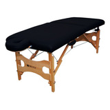 Maca Profissional Cedro Massagem Terapias Portatil Beltex Cor Preto