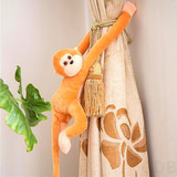 Macaca De Pelúcia Brinquedo Pendurar Agarradinho Pescoço