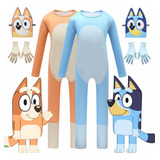 Macacão Apertado Infantil Halloween Blueys Fantasia Performa