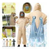 Macacão Apicultor Roupa Proteção Abelha C Máscara Ventilado