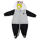 Macacão Bebê Corinthians Mascote Com Capa Oficial