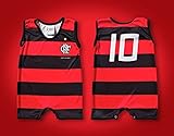 Macacão Bebê Flamengo Regata