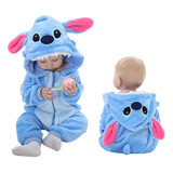 Macacão Bebê Lilo Stitch Fantasia Infantil Pijama Kigurumi