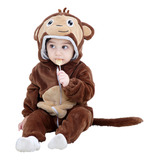 Macacão Bebê Pijama Fantasia Roupa Infantil Inverno Macaco