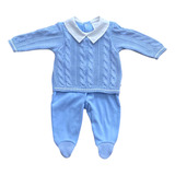 Macacao Bebe Tricot Suedine