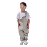 Macacao Calca Jardineira Infantil