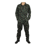 Macacão Camuflado Pesca caça Brim Airsoft