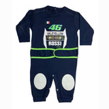 Macacao De Bebê Valentino Rossi 46 Moto Gp