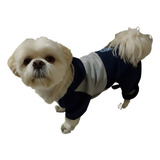Macacão De Inverno Pet Com Capuz E Abertura P Guia