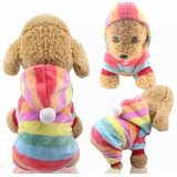 Macacão De Plush Inverno Quentinho Para Pets Cães Cachorros
