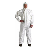 Macacão De Proteção Com Capuz Branco Pintura Poeira Epi
