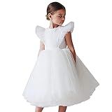 Macacão De Veludo Cotelê Infantil Para Meninas E Meninas Com Babados Vestido De Tule Para Festa De Casamento Branco 3 4 Anos 