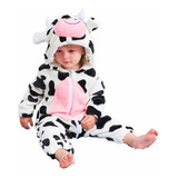 Macacão Fantasia Pijama Infantil Vaquinha Fazendinha Pronta Entrega