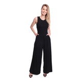 Macacão Feminino Longo Pantalona Social Elegante