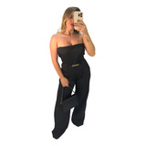 Macacao Feminino Pantalona Social