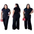 Macacão Feminino Panttalona C/ Fita Na Cintura E Bolso Lindo