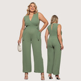 Macacao Feminino Plus Size