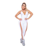 Macacão Feminino Trincks Fitness Academia Vermelho