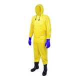 Macacão Impermeável P saneamento Pvc E Nylon Com Bota E Luva
