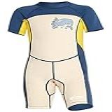 Macacão Infantil Para Meninos De Uma Peça 2 5 Mm Neoprene Quente Siwmwear Proteção UV Anti água Viva Rash Guard 2 4T Branco