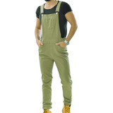 Macacao Jardineira Masculino Sarja