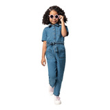 Macacao Jeans Malwee Carinhoso